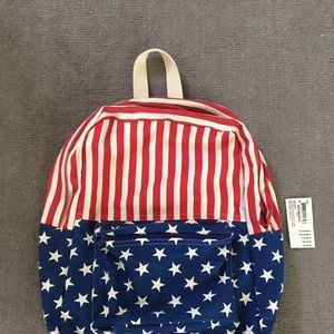 American Apparel Canvas Flag Backpack NWT